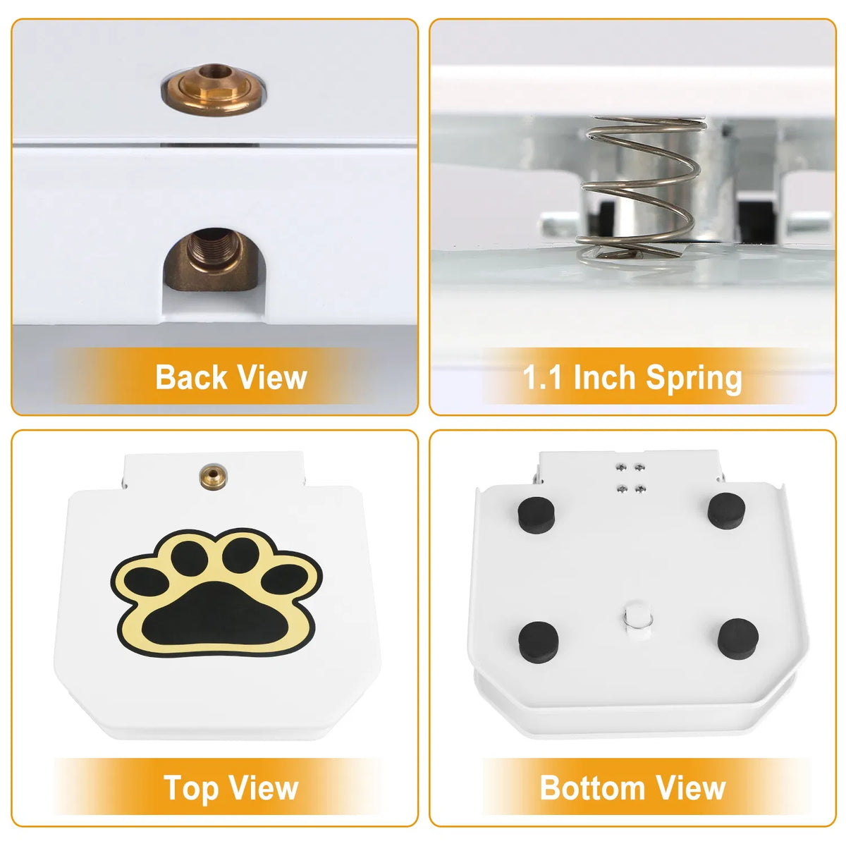Step-Activated Outdoor Dog Water Fountain - Paw Pedal Dispenser