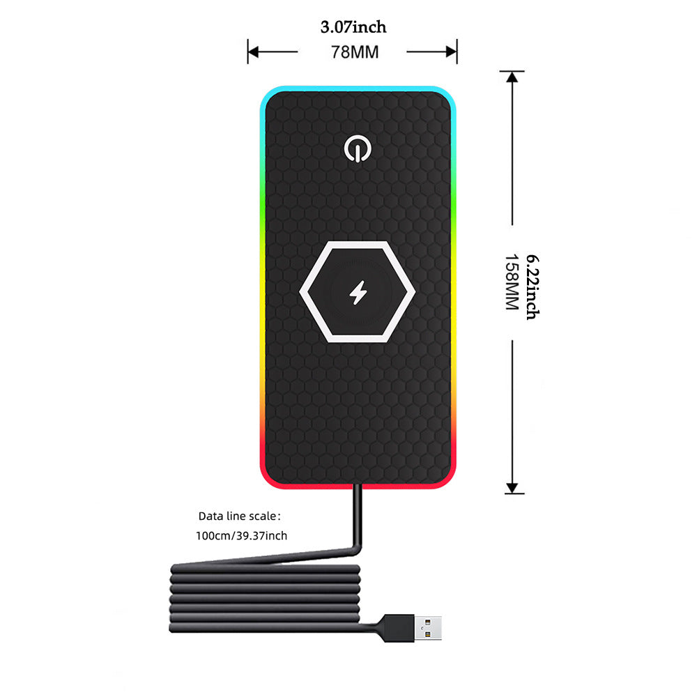 15W Fast Wireless Car Charging Pad