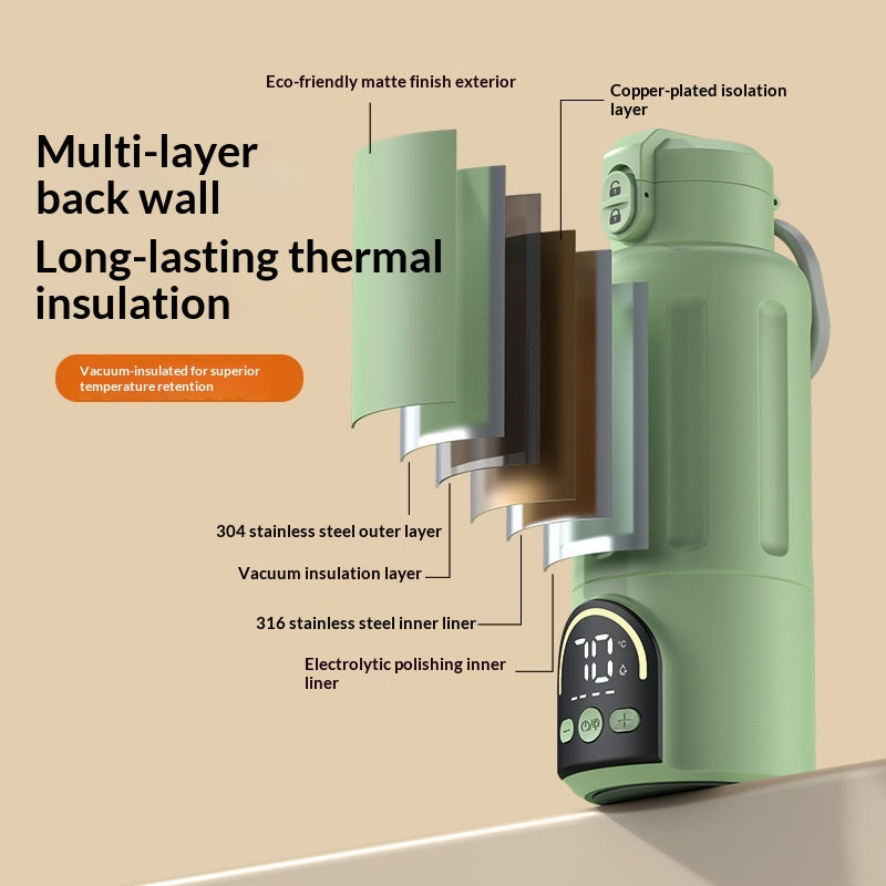 Smart Constant-Temperature Portable Kettle Bottle