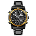 Men's Stylish Steel Band Quartz Watch