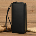 Men's Genuine Leather Long Wallet Clutch