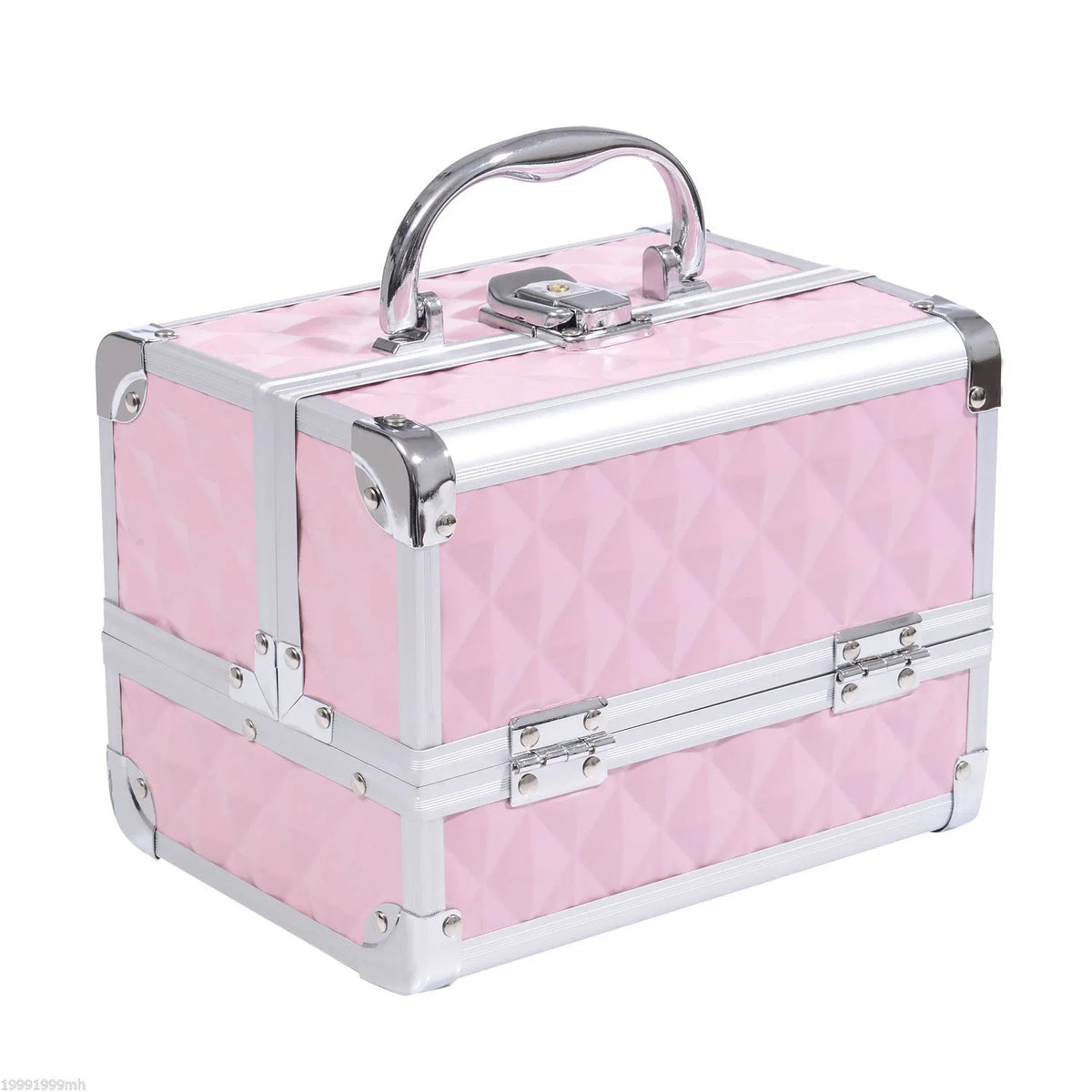 3-Tier Cosmetic Train Case with Mirror