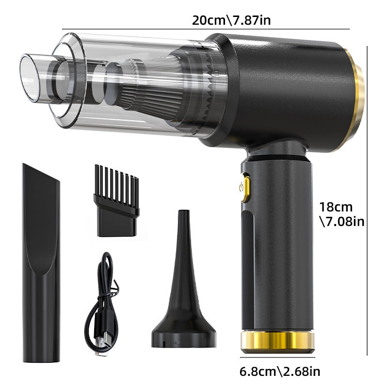Cordless Handheld Car Vacuum – 3000Pa Suction