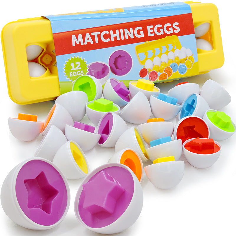 Baby Learning Educational Toy Smart Egg Games Shape Matching