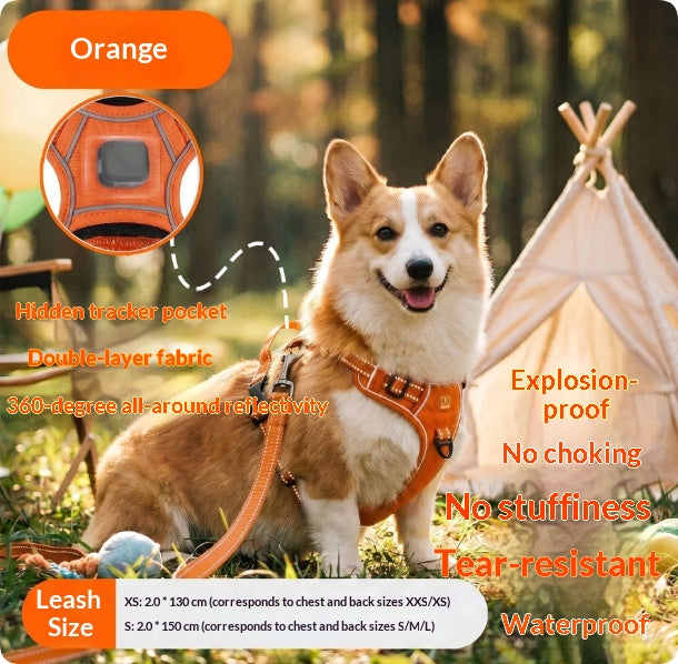 Reflective No-Pull Dog Harness & Leash Set