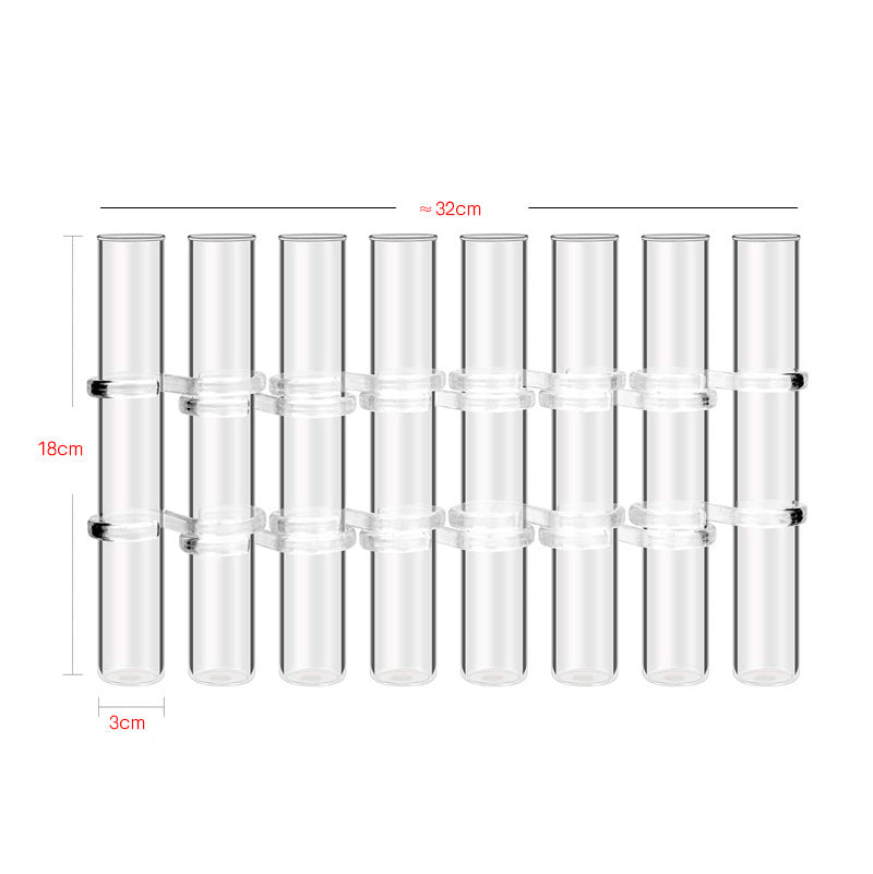 Test Tube Clear Glass Vase For Plant Bottle Flower Pot