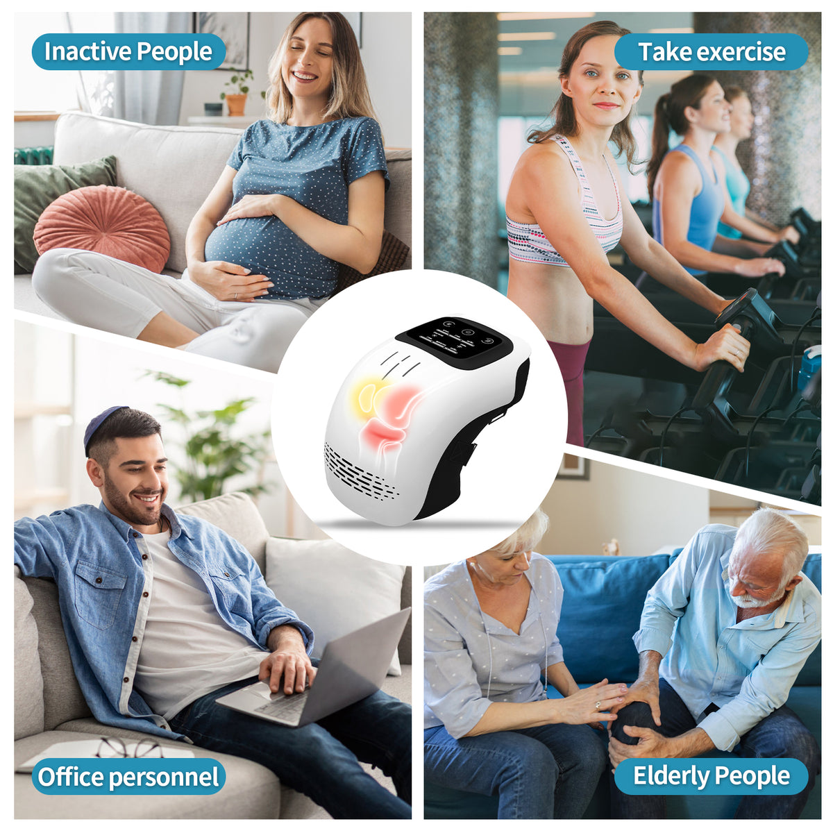 Intelligent Home Use Electric Kneading Heating Knee Massager