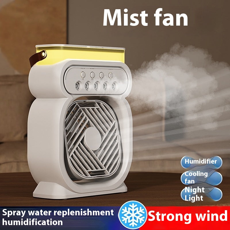 3 In 1 Portable Air Conditioner Evaporative Cooler LED Night