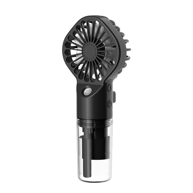 Portable Handheld Spray Fan 4-Speed Water Mist Summer Cooling