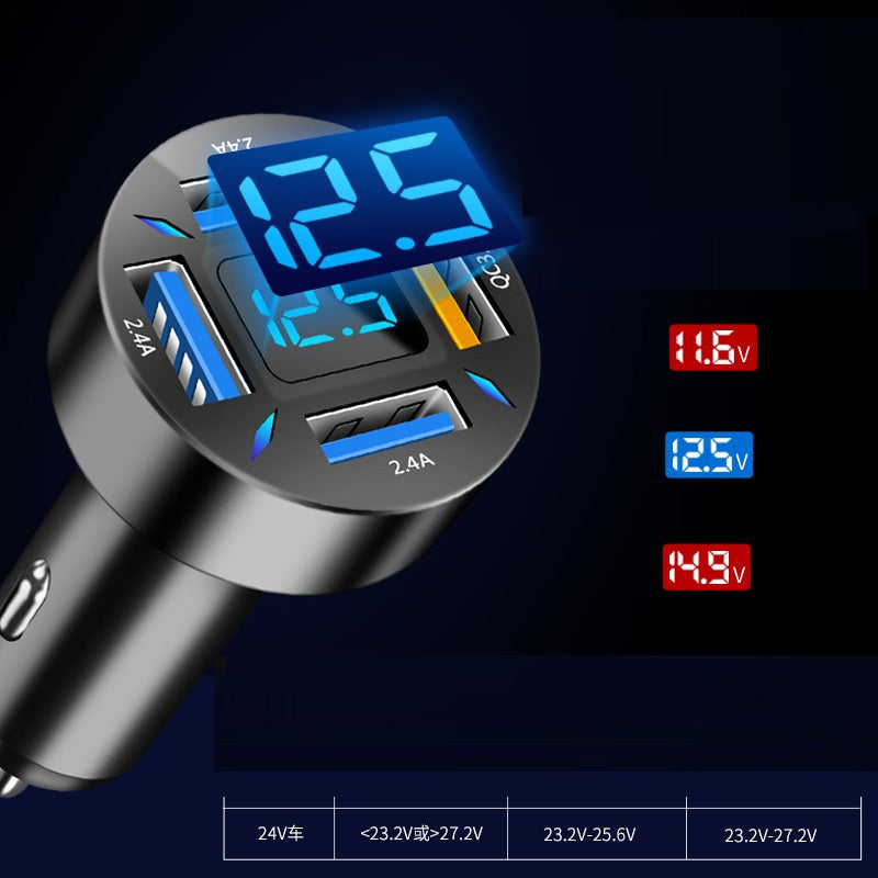 Four-port Car Charger 4USB
