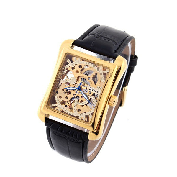 Men's Skeleton Dial Mechanical Watch