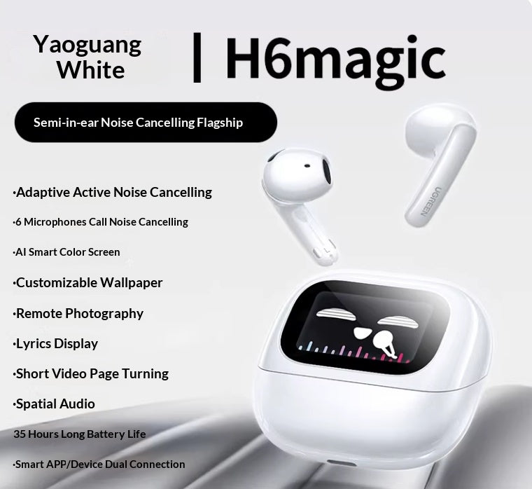 Open-Ear Noise-Reducing Wireless Earbuds