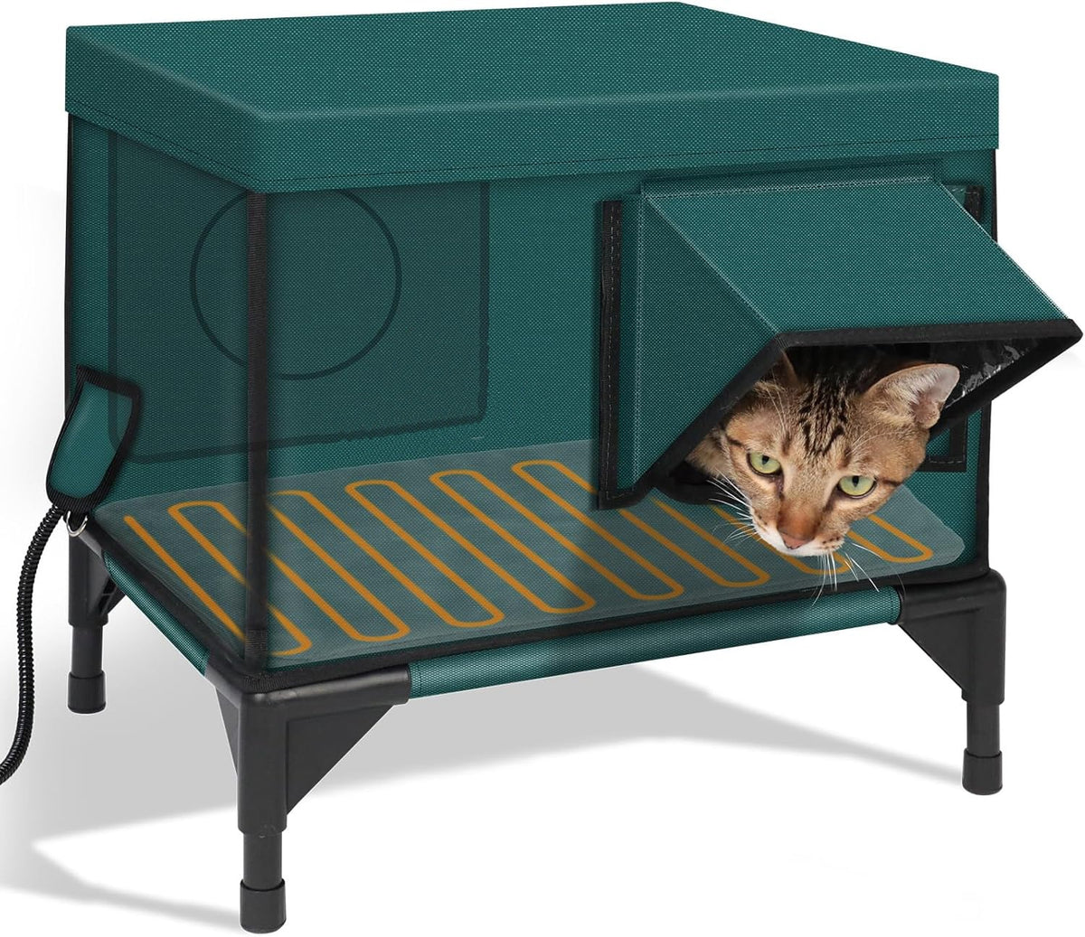 Weatherproof Heated Outdoor Cat House