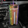 Luxury Diamond Car Humidifier LED Light Diffuser Auto Air