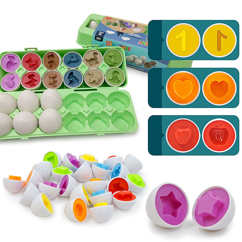 Baby Learning Educational Toy Smart Egg Games Shape Matching