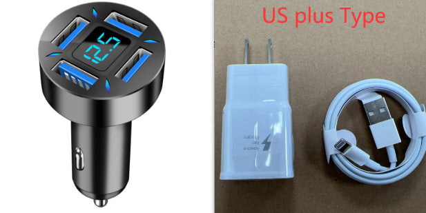 Four-port Car Charger 4USB