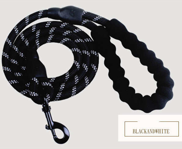 Reflective Dog Leash Nylon Pet Rope For Small Medium Large