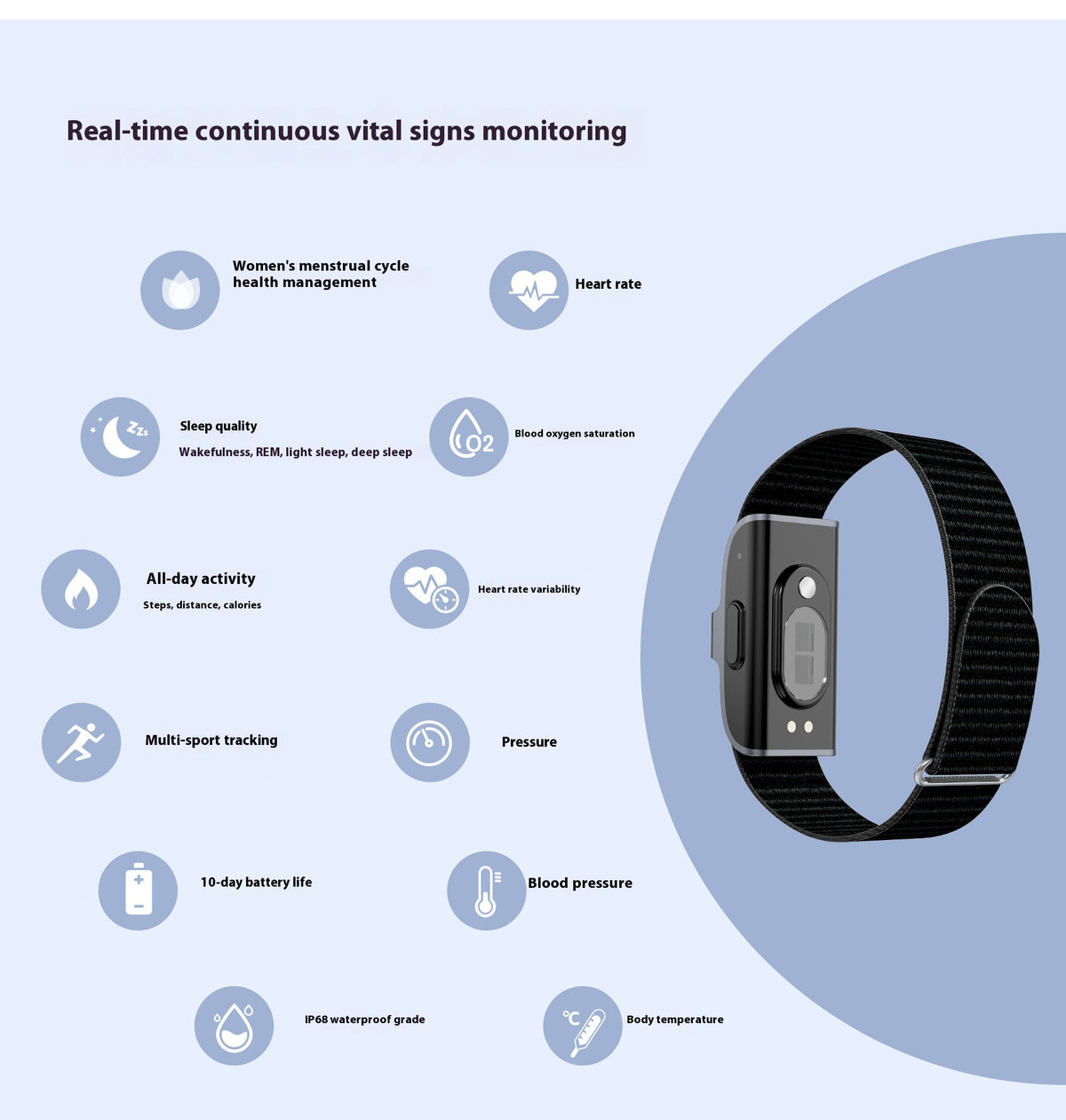 Smart Watch Bracelet Sports Heart Rate
