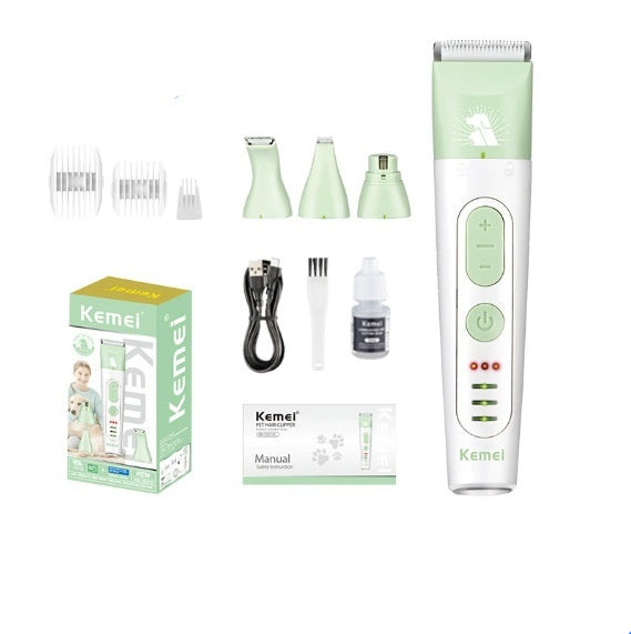 4-in-1 Pet Grooming Clipper & Paw Trimmer Kit