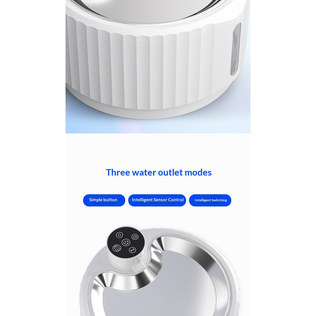 Stainless Steel Sensor Pet Water Fountain