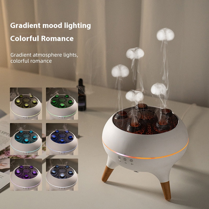 Household Intelligent Jellyfish Ultrasonic Air Humidifier