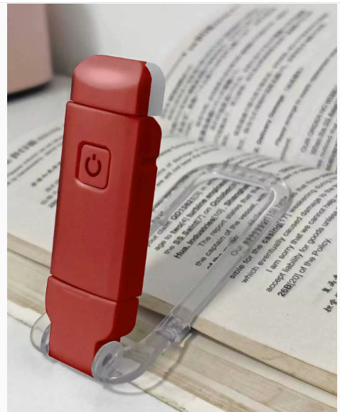 LED USB Rechargeable Book Reading Light Brightness Adjustable