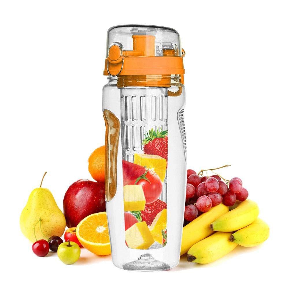 32Oz Fruit Infusing Infuser Water Bottle BPA Plastic Sport