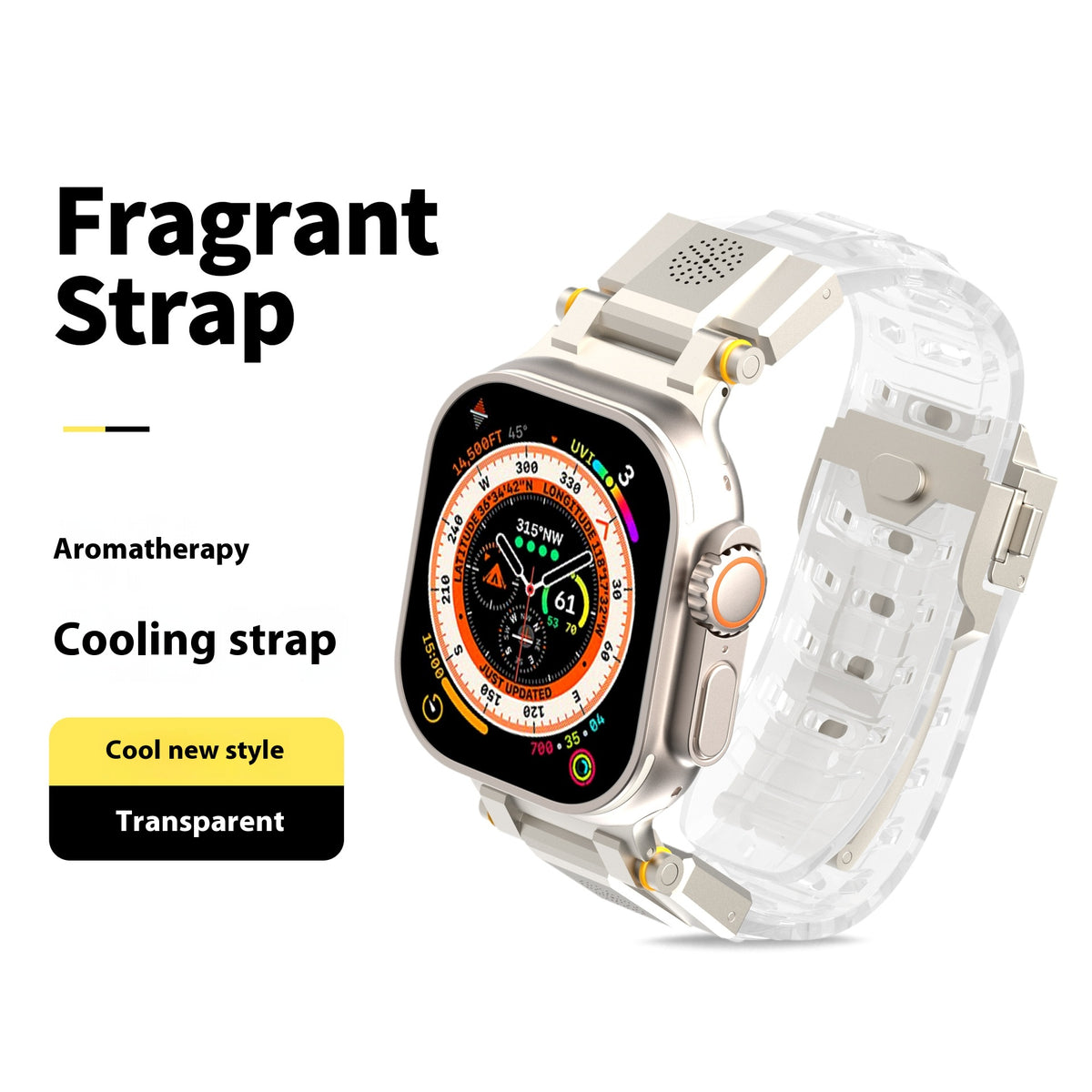 Metal Comes With Aromatherapy Watch Band