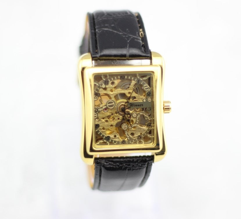 Men's Skeleton Dial Mechanical Watch