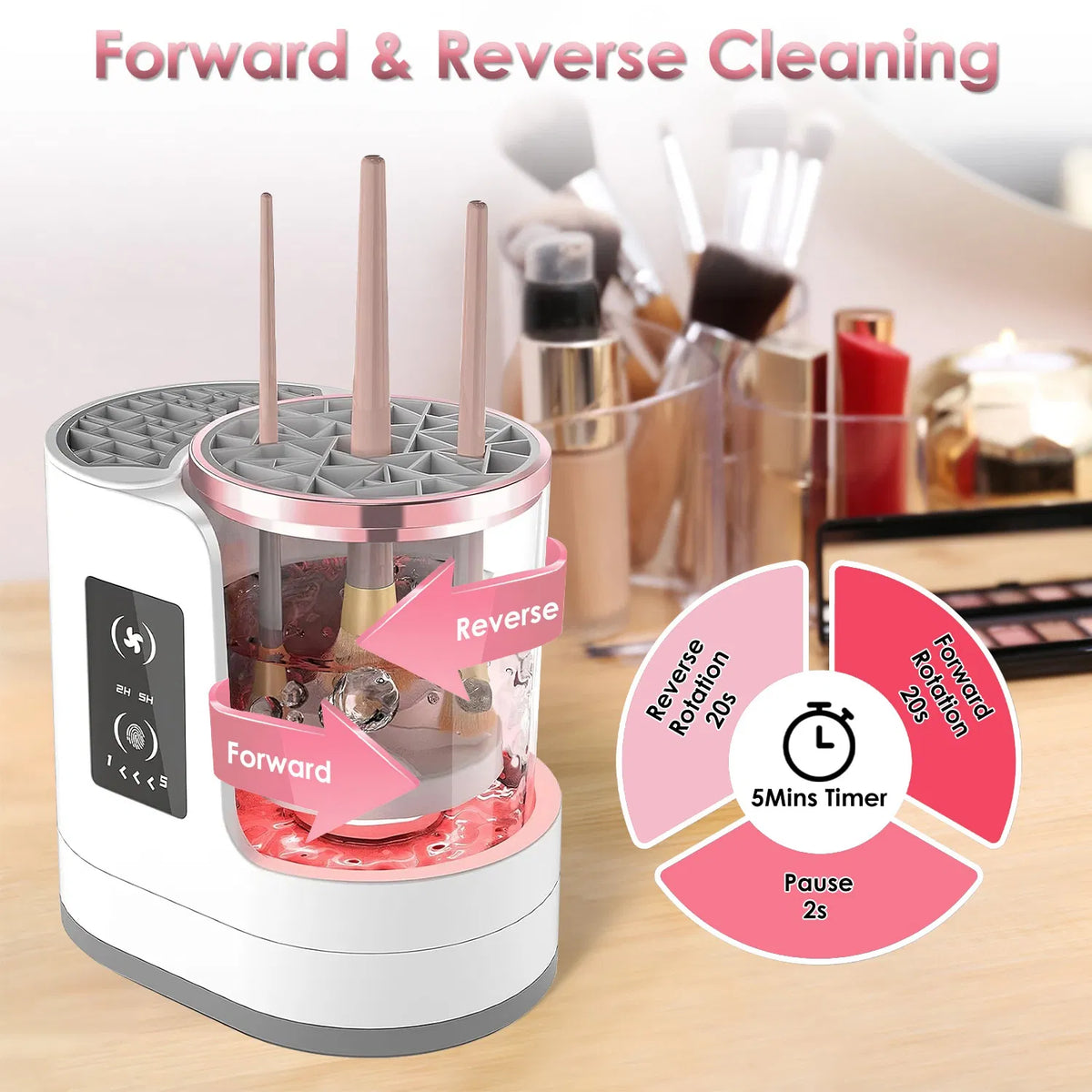 4-in-1 Electric Makeup Brush Cleaner & Dryer