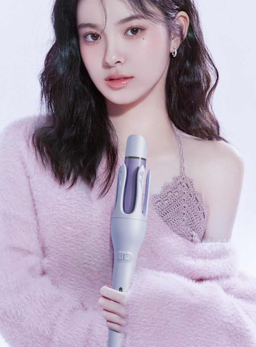 2 In 1 Automatic Hair Curler Straightener Negative Ion