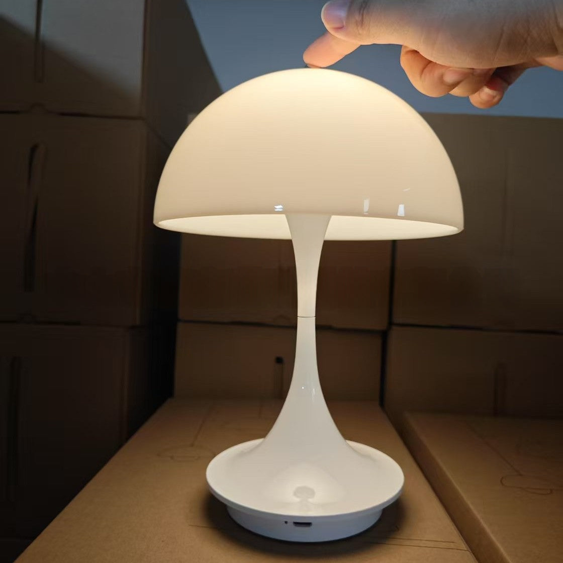 Touch Mushroom Night Light – Portable USB Lamp