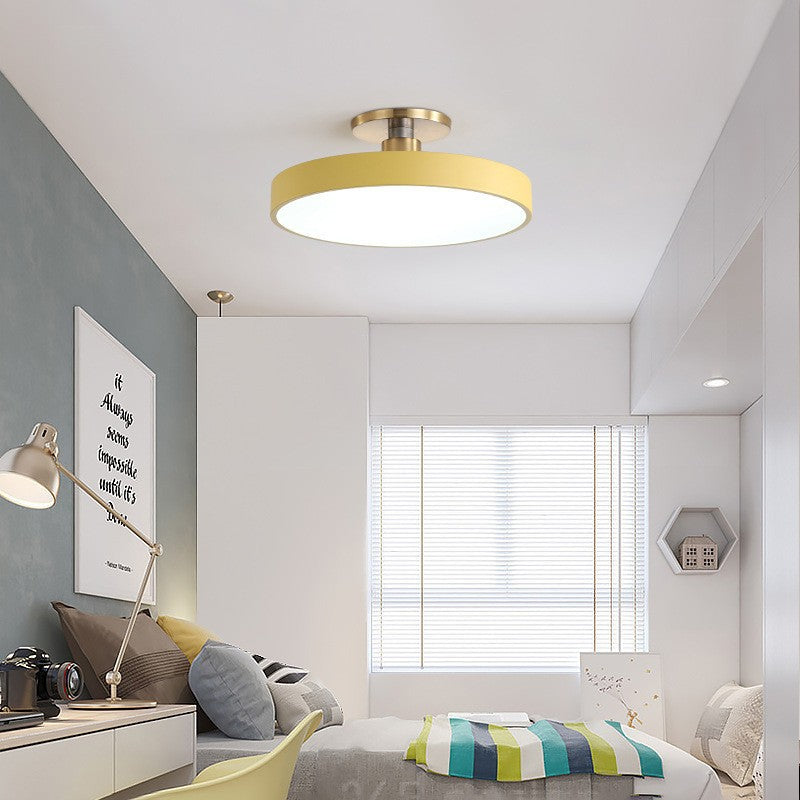 Macaron Round Stick-On LED Ceiling Light