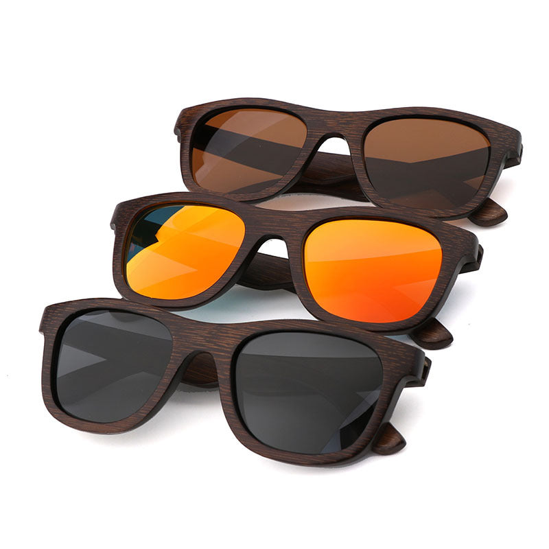 Bamboo Wood Polarized Sunglasses – Retro Unisex