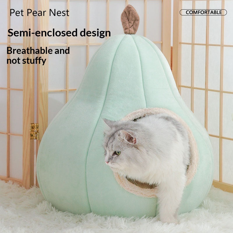 Semi-Enclosed Warm Cat & Dog Bed