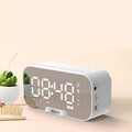 Portable Mirror Clock Alarm