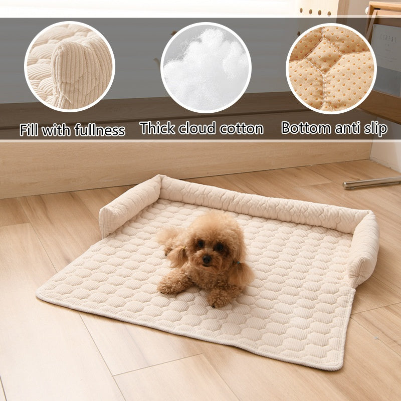 Thick Scratch-Resistant Pet Sofa Cushion Mat