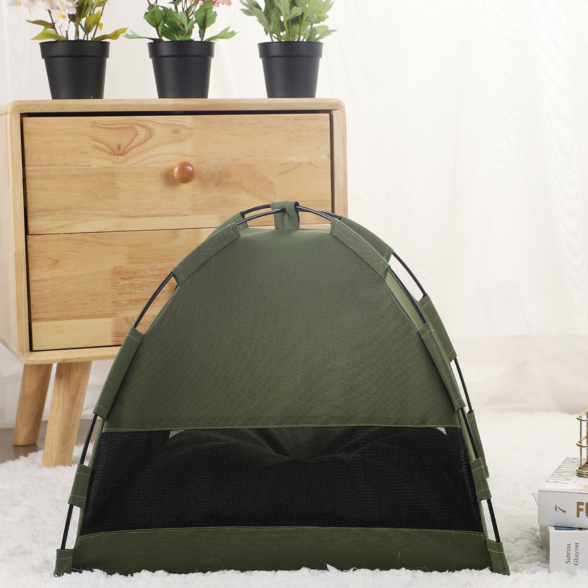 Cat Tent Cooling Mat Dog House Pet Sofa Camping Bed