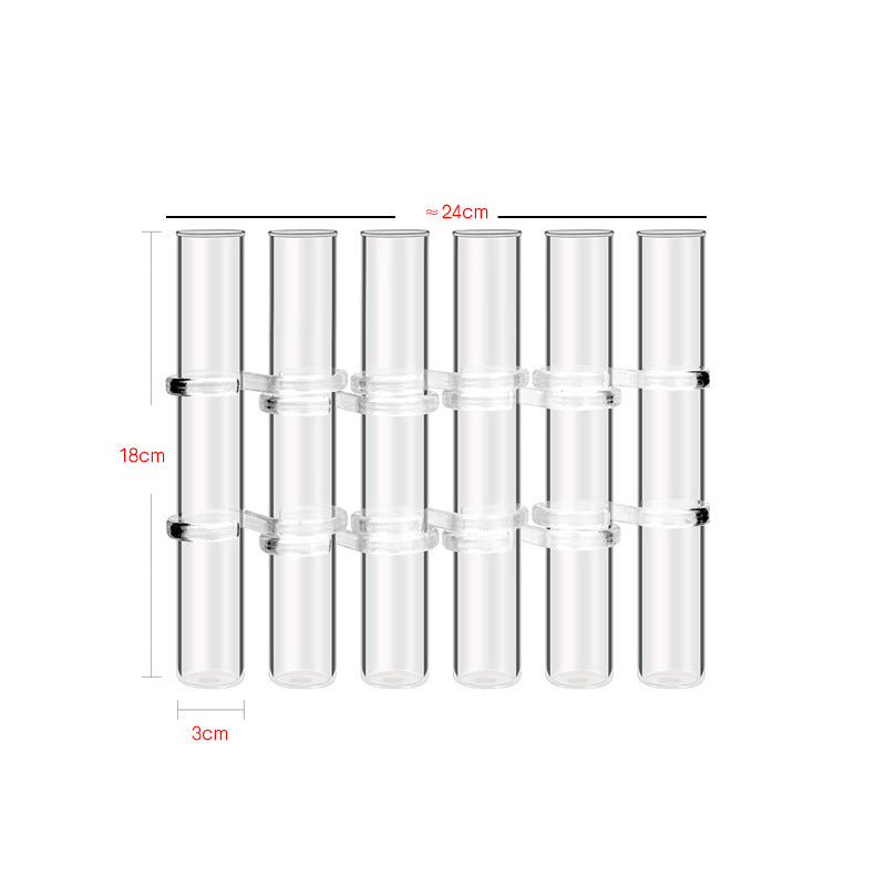 Test Tube Clear Glass Vase For Plant Bottle Flower Pot