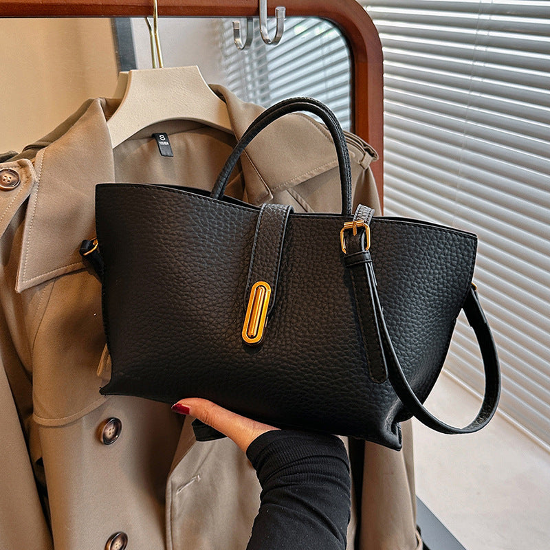 Women's Large-Capacity Leather Tote Bag