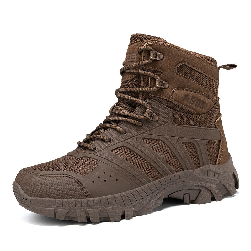 Men's Waterproof High-Top Hiking Boots