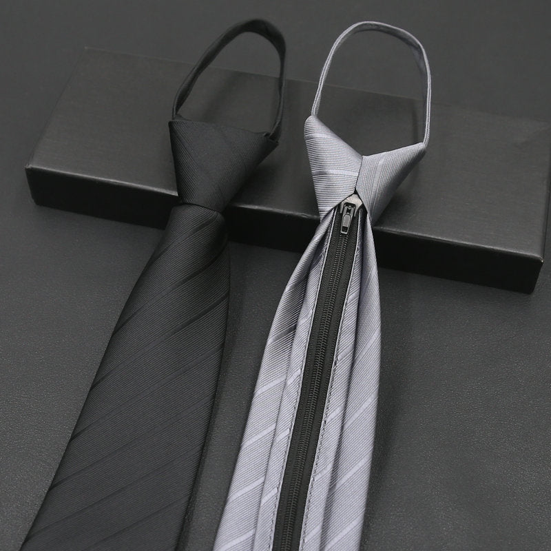 Men's Formal Wear Business Zipper Tie-free