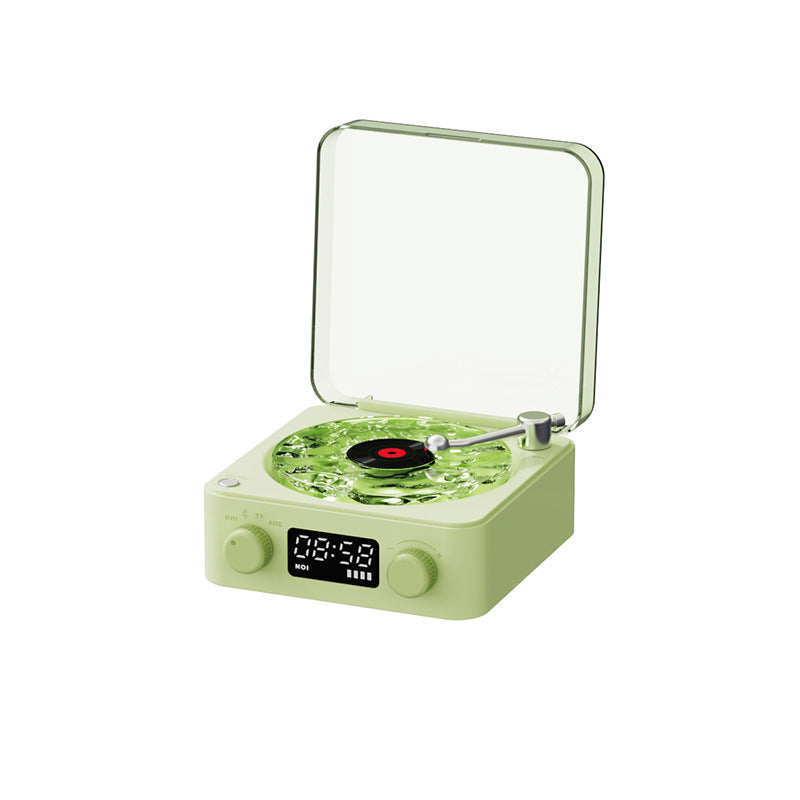 Retro Turntable Speaker Wireless Bluetooth-compatible 5.0