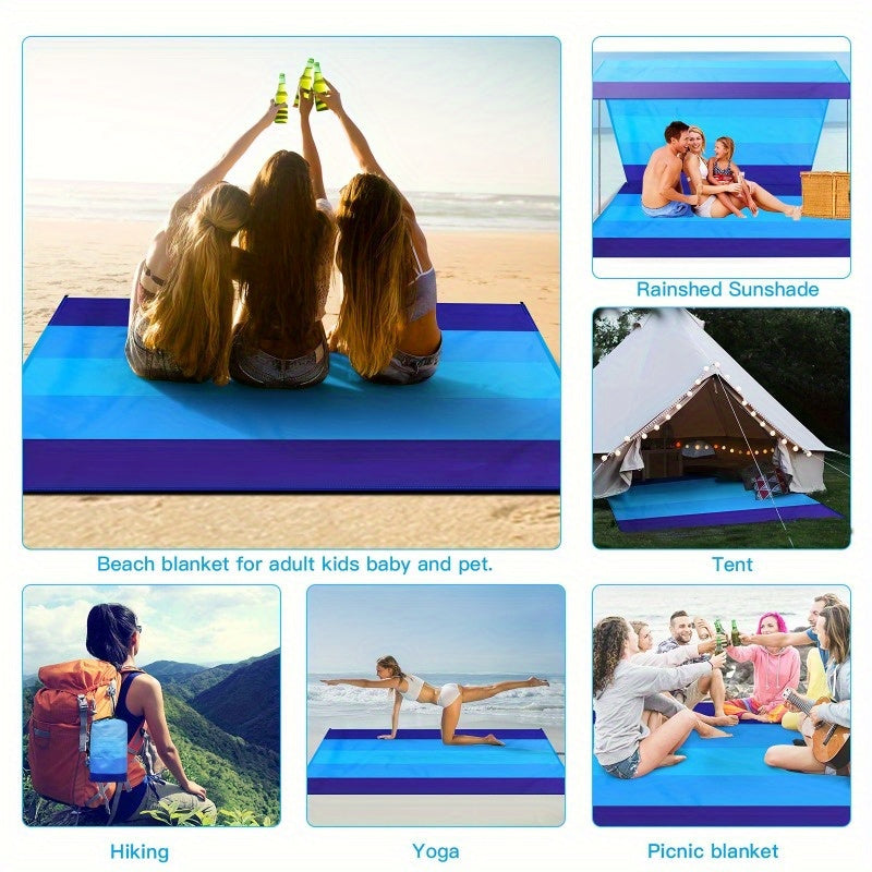 Extra-Large Sandproof Waterproof Beach Blanket