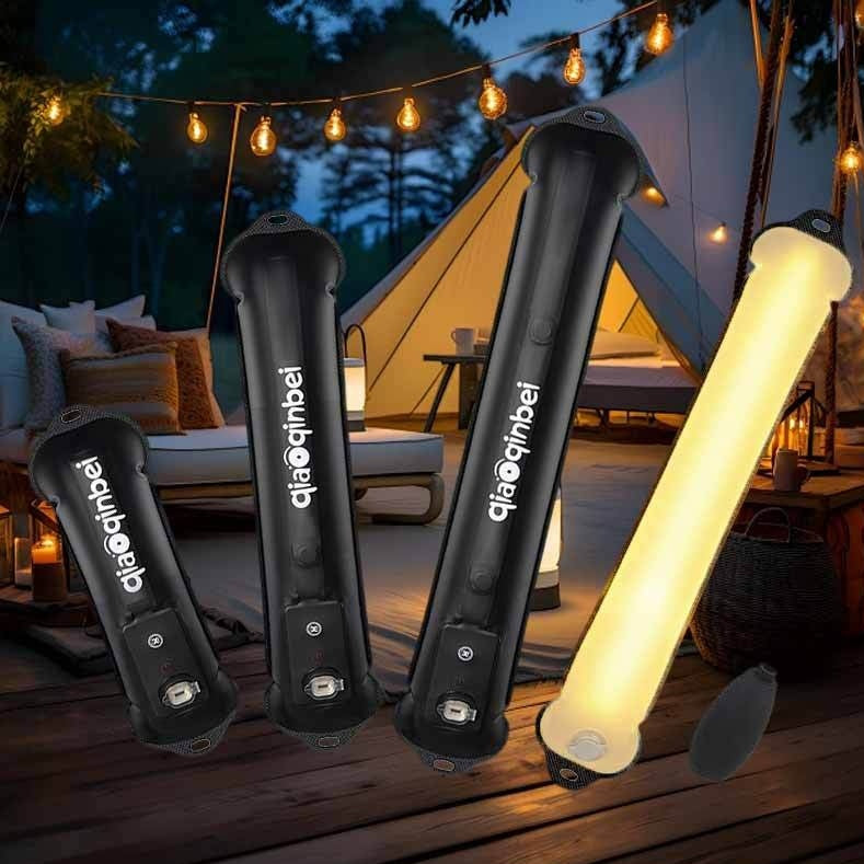 Inflatable Foldable LED Camping Lantern with Magnet