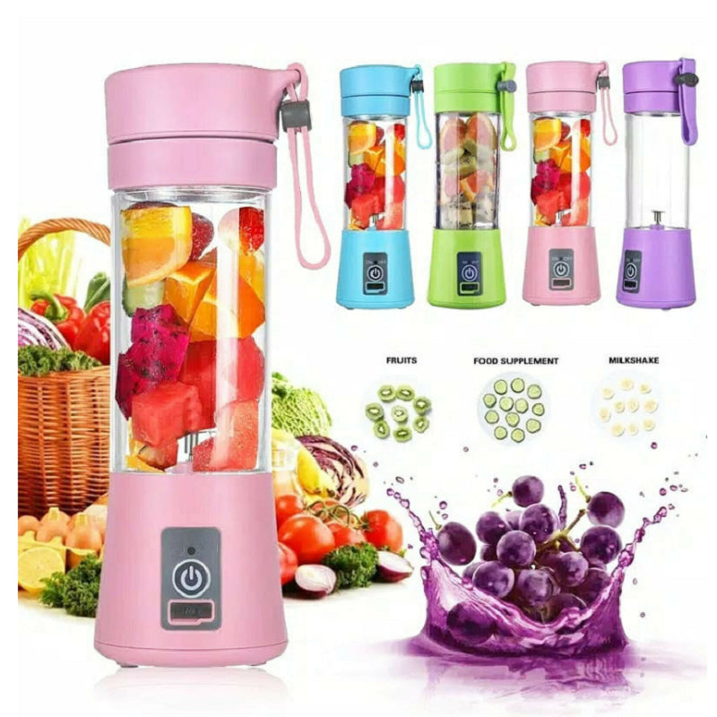 Portable Blender With USB Rechargeable Mini Kitchen Fruit