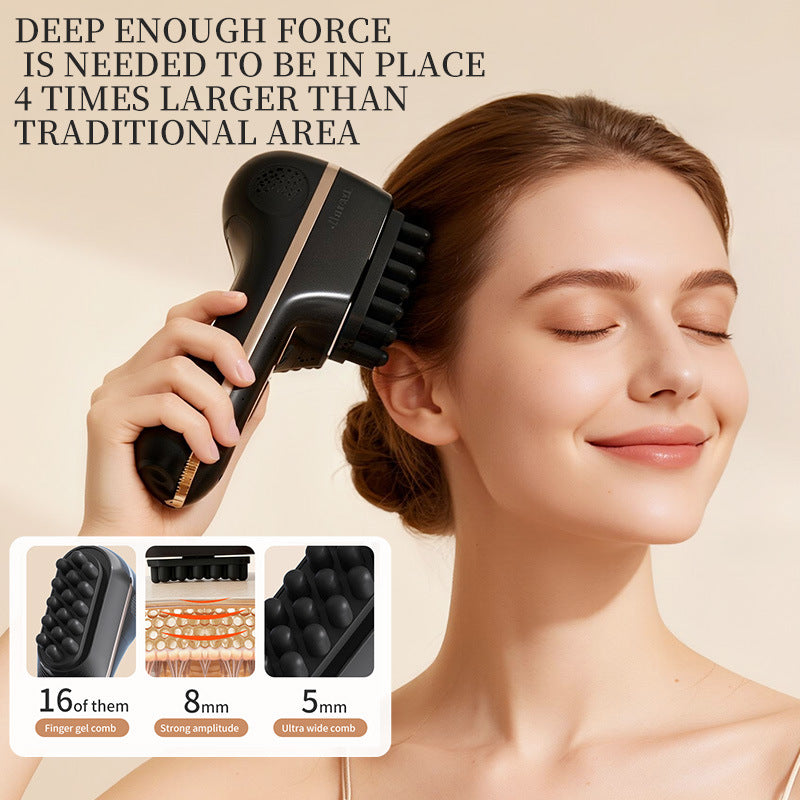 2-in-1 Cordless Hair Straightener & Scalp Massage Comb