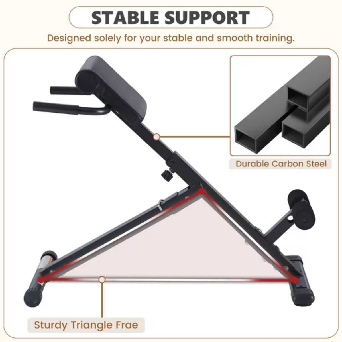 Adjustable Roman Chair Back Extension Bench