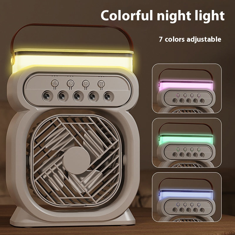 3 In 1 Portable Air Conditioner Evaporative Cooler LED Night