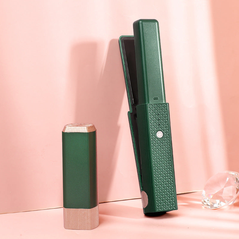 Hair Straightener Cordless Usb Mini Ceramics Curler 3 Constant